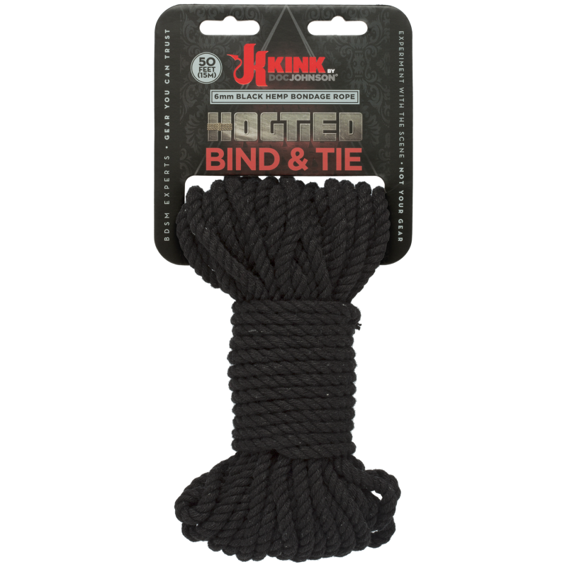 KINK Hogtied Bind & Tie 6mm – 15 Metres Black